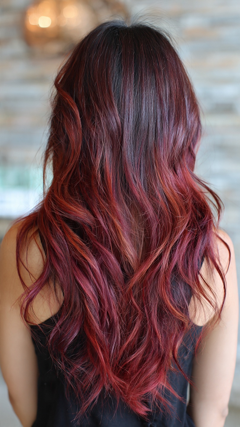 Cherry Red Ombré