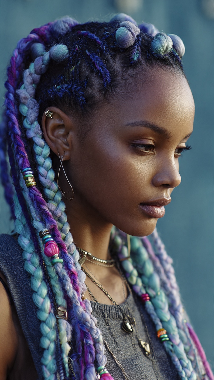 Cornrows with Extensions